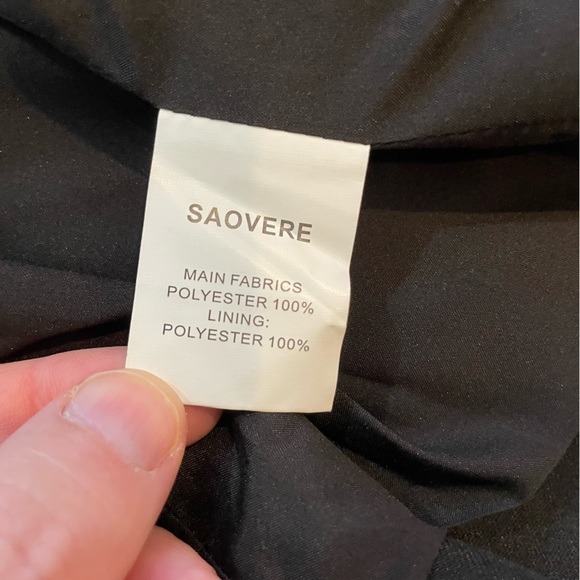 NWT Saovere Black Blazer Single Button Women’s Polyester Formal Medium Business - Picture 5 of 10